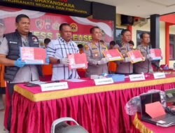 Rentang Januari, Polres Barito Timur Berhasil Ungkap 5 Kasus Narkoba Dengan 6 Tersangka