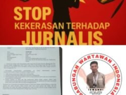 Ketua DPD gabungan Wartawan Indonesia Kal-sel mengecam keras kekerasan yang dialami Dua Wartawan di Kal-bar Saat Melakukan Kegiatan Jurnalistik