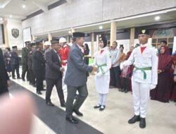 Bupati Barito Timur Kukuhkan Puluhan Anggota Paskibraka