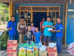 PD Ikatan Wartawan Online Bartim Serahkan Bantuan Sembako ke Panti Asuhan Rumah Kasih