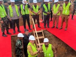Cikal Bakal Kodim Bartim, Bupati Yamin Letakkan Batu Pertama Pembangunan Koramil