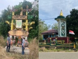 Anggota DPRD Bartim Tinjau Tugu Perbatasan di Desa Kambitin, Soroti Perhatian Pemkab Barito Timur