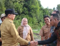 Bupati Barito Timur Tinjau Lahan untuk Pembangunan Satuan Pelayanan Pemenuhan Gizi dan Dapur Umum