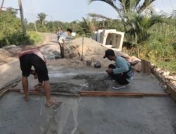 Dinas PUPR Perkim Bartim Perbaiki Box Culvert Rusak di Desa Murutuwu dengan Dana UPR