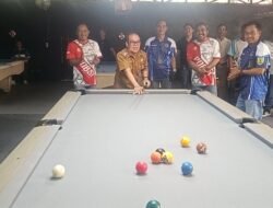 Turnamen Biliard HUT Perhubungan Resmi Dibuka Pj Sekda Bartim, Dorong Prestasi Atlet Lokal