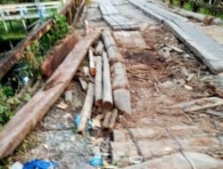 Warga Murutuwu Keluhkan Jembatan  Rusak, Dinas PUPR Bartim Akan Lakukan Perbaikan
