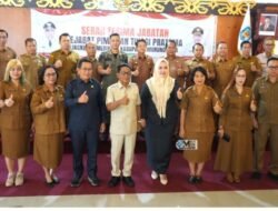 Bupati Murung Raya Pimpin Sertijab Pejabat Pimpinan Tinggi Pratama