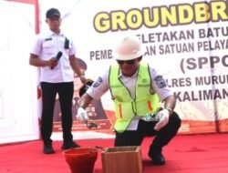 Peletakkan Batu Pertama Pembangunan Dapur SPPG Polres Murung Raya