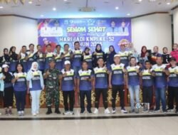 Senam Bersama Meriahkan Hari Jadi KNPI ke-52 di Kabupaten Murung Raya