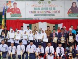 Wabup Mura Hadiri Penutupan PORSENI MAN 1 Murung Raya