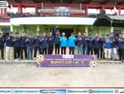 Heriyus Resmi Buka Turnamen Sepak Bola Bupati Cup I Hebat 2025