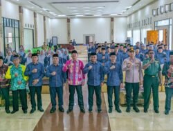 Pelepasan Kafilah MTQH Barito Timur Berlangsung Khidmat di Rumah Jabatan Bupati