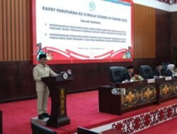 Bupati Heriyus Sampaikan Tanggapan Atas Pemandangan Umum Fraksi DPRD Murung Raya 