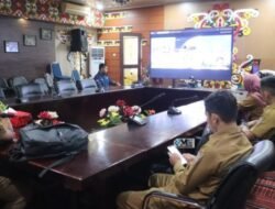 Pemkab Murung Raya Ikuti Rakornas Pengendalian Inflasi Daerah dan Evaluasi Program 3 Juta Rumah Secara Virtual