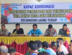 Pemkab Murung Raya Gelar Rakor Percepatan Penetapan dan Penegasan Tata Batas Desa di Laung Tuhup