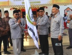 Bupati Heriyus Lepas 120 Kafilah ke MTQH XXXIII Kalteng di Muara Teweh