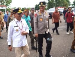 Bupati Murung Raya Sambut Kedatangan Gubernur Kalteng di Puruk Cahu