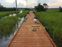 Proyek Jalan Titian Muara Plantau Selesai, Kini Bisa Dilalui Masyarakat