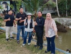 DPRD Bartim Tinjau Normalisasi Sungai di Desa Kambitin