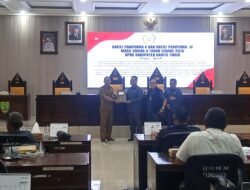 DPRD Barito Timur Paripurna Bahas Laporan Raker Tiga Raperda Strategis
