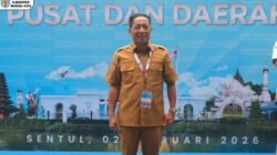 Hadiri Rakornas Pusat dan Daerah, Bupati Heriyus Tegaskan Kesiapan Dukung Program Prioritas Presiden