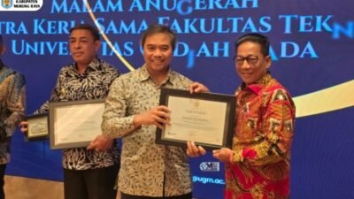 Bupati Murung Raya Hadiri Malam Anugerah Kerja Sama Fakultas Teknik UGM