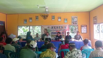 Serap Aspirasi Warga, Anggota DPRD Kalteng, Purdiono Reses di Tiga Desa di Barito Timur