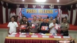 Polres Barito Timur Ungkap Jaringan Narkoba, Amankan Tiga Tersangka dan Barbuk  97,8 Gram Sabu