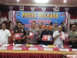 Polres Barito Timur Ungkap Jaringan Narkoba, Amankan Tiga Tersangka dan Barbuk  97,8 Gram Sabu