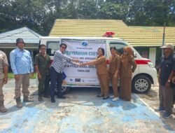 Ambulance Baru untuk Desa Didi, PT KSL Dukung Penanganan Medis Darurat