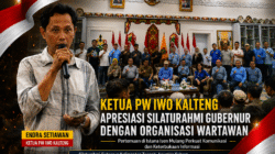 Ketua PW IWO Kalteng Apresiasi Silaturahmi Gubernur dengan Organisasi Wartawan
