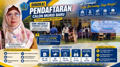 SMKN 2 Tamiang Layang Buka Pendaftaran Murid Baru Tahun Ajaran 2026/2027, Tawarkan Enam Kompetensi Keahlian Unggulan