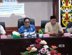 Bupati Heriyus Pimpin Rapat Pemantapan MTQ KORPRI VIII Tingkat Kalteng di Mura
