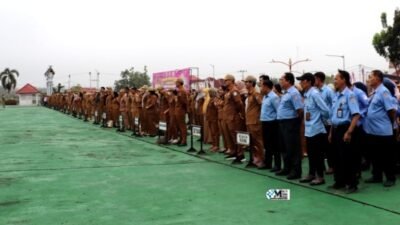 Pj Sekda Murung Raya Tekankan Kesiapan MTQ KORPRI dan Sinode Umum GKE dalam Apel Gabungan ASN