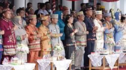 Heriyus Hadiri Upacara Hari Jadi ke-24 Gunung Mas, Sampaikan Ucapan Selamat dan Apresiasi