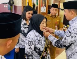 PGRI Bartim Perkuat Organisasi, Misnawaty M. Yamin Dikukuhkan sebagai Bunda Guru