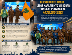 Menuju MTQ Korpri Kalteng, Bupati Lepas Kafilah Barito Timur