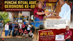Ketua DAD Bartim Hadiri Puncak Ritual Adat Wafat Panglima Berohong ke-69, Tegaskan Komitmen Lestarikan Budaya Dayak