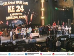 Malam Hiburan Rakyat HUT Murung Raya Berlangsung Meriah, Ungu dan Faris Adam Jadi Magnet Penonton