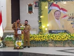 Hadiri Musda VI Golkar, Bupati Yamin Ajak Semua Elemen Bersinergi Bangun Bartim