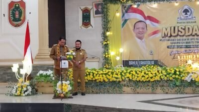 Hadiri Musda VI Golkar, Bupati Yamin Ajak Semua Elemen Bersinergi Bangun Bartim