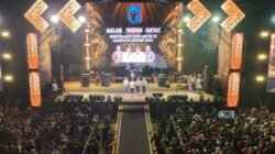 Bupati Heriyus Buka Malam Hiburan Rakyat HUT Ke-24 Murung Raya, Ribuan Warga Padati Stadion Willy M. Yoseph