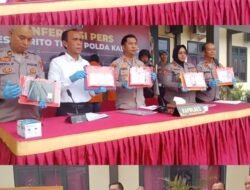 Polres Bartim Ungkap 3 Kasus Narkoba, 5 Tersangka dan 514 Gram Sabu Diamankan